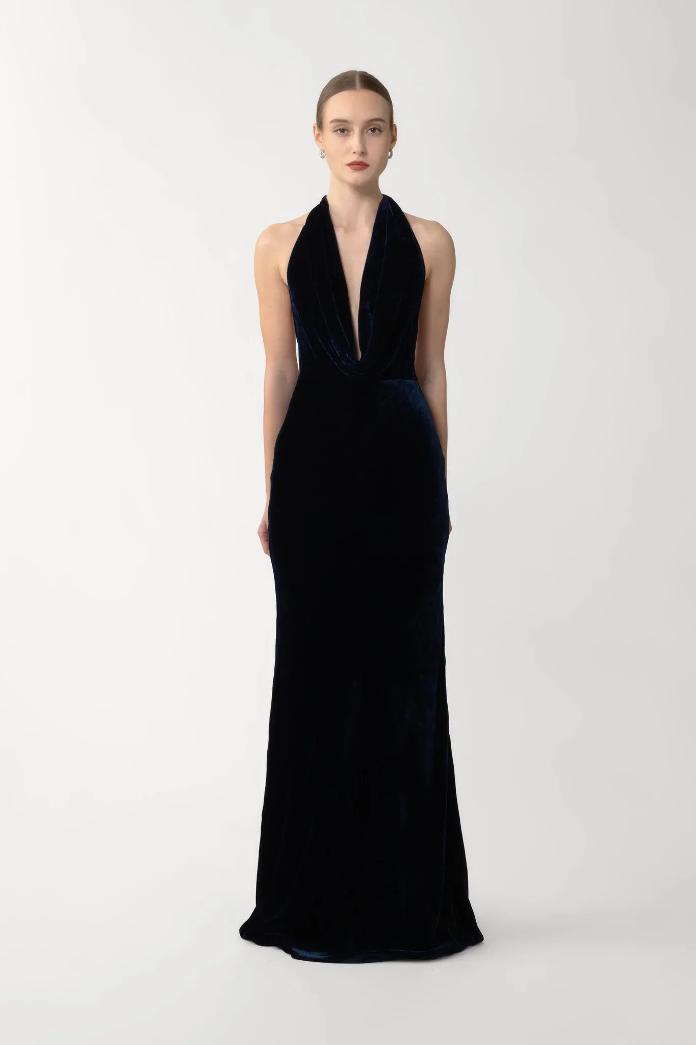 Pearl Velvet Gown - Image 3