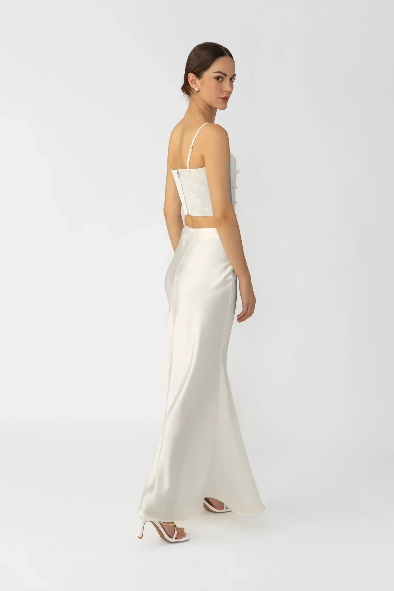Pia Satin Skirt - Image 3