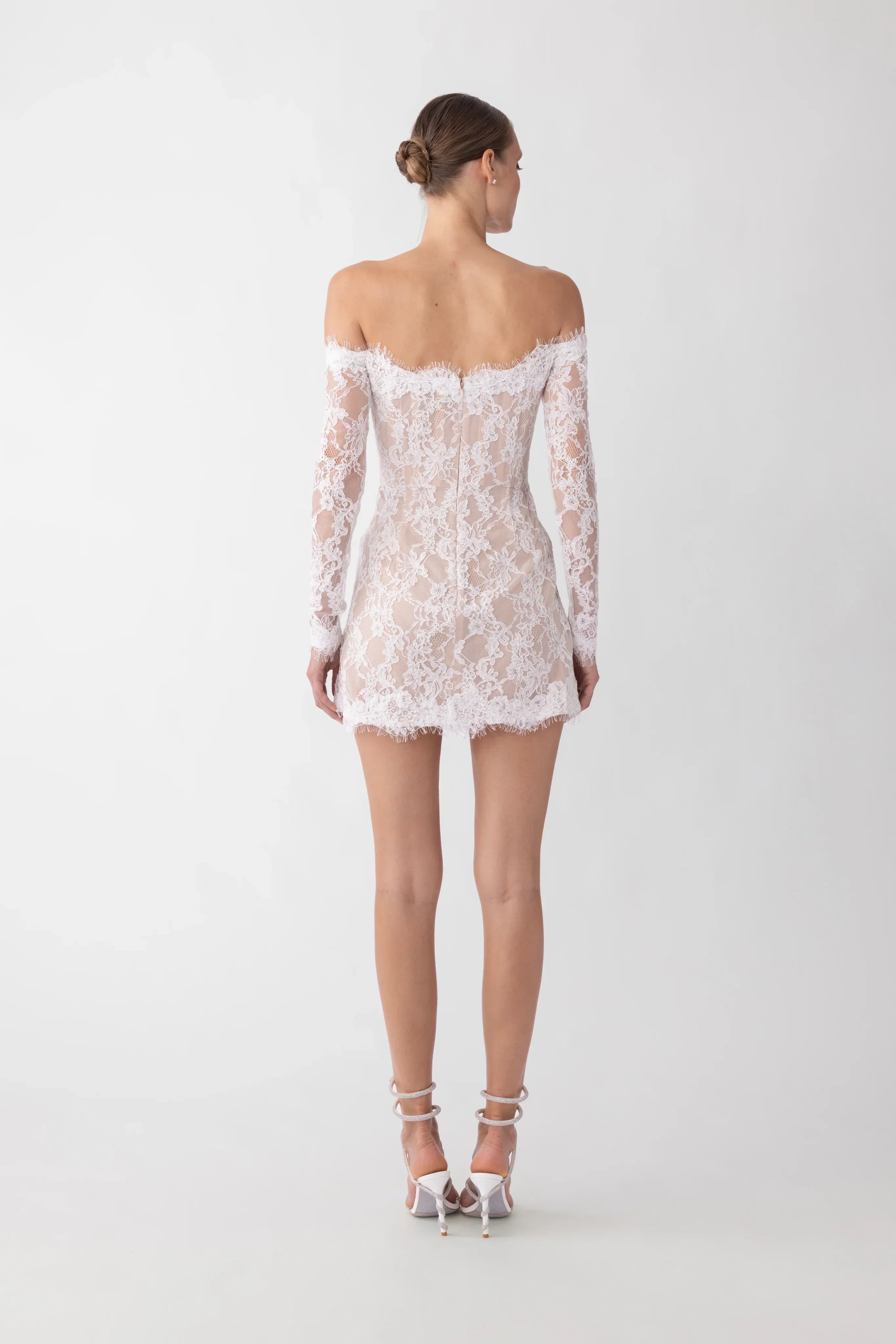Rachael Lace Mini Dress - Image 3