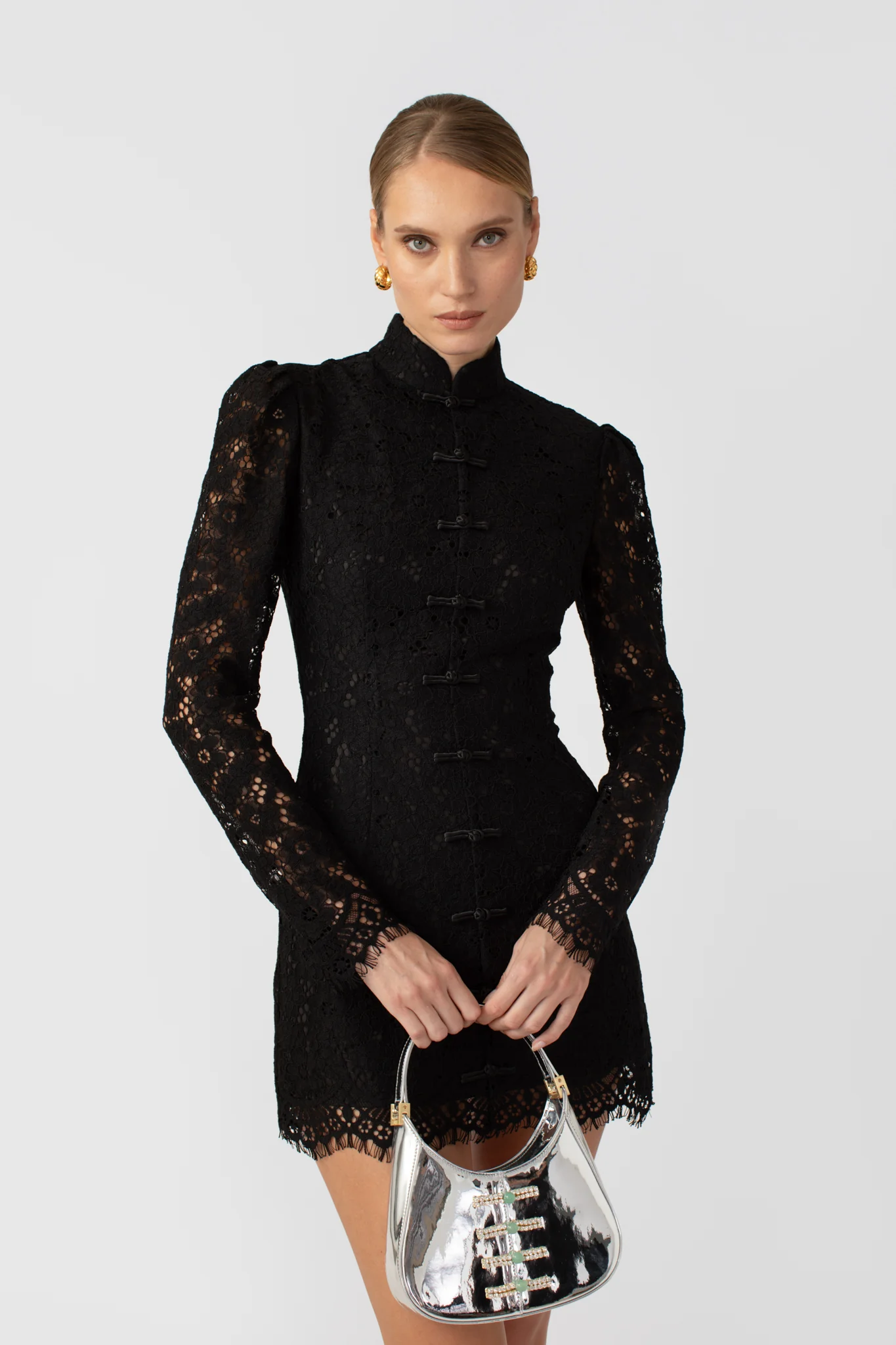 Raine Lace Mini Dress - Image 5