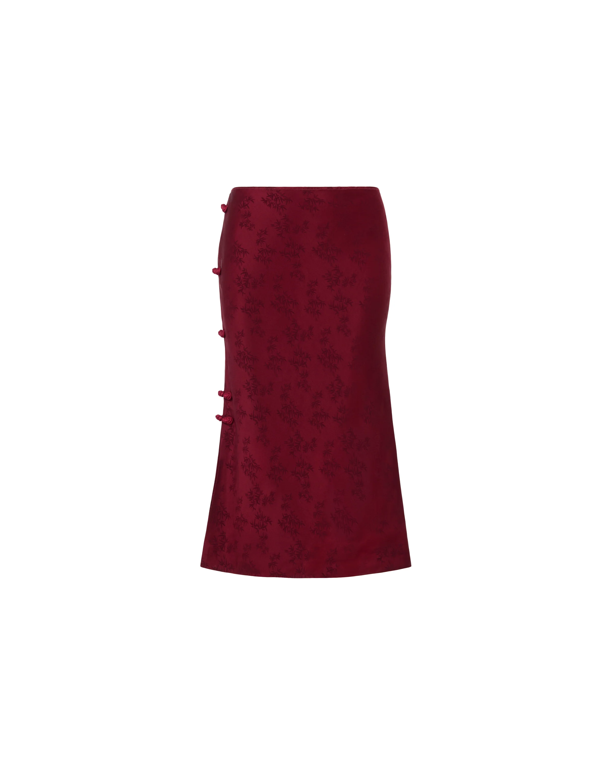 Ren Satin Jacquard Skirt - Image 7