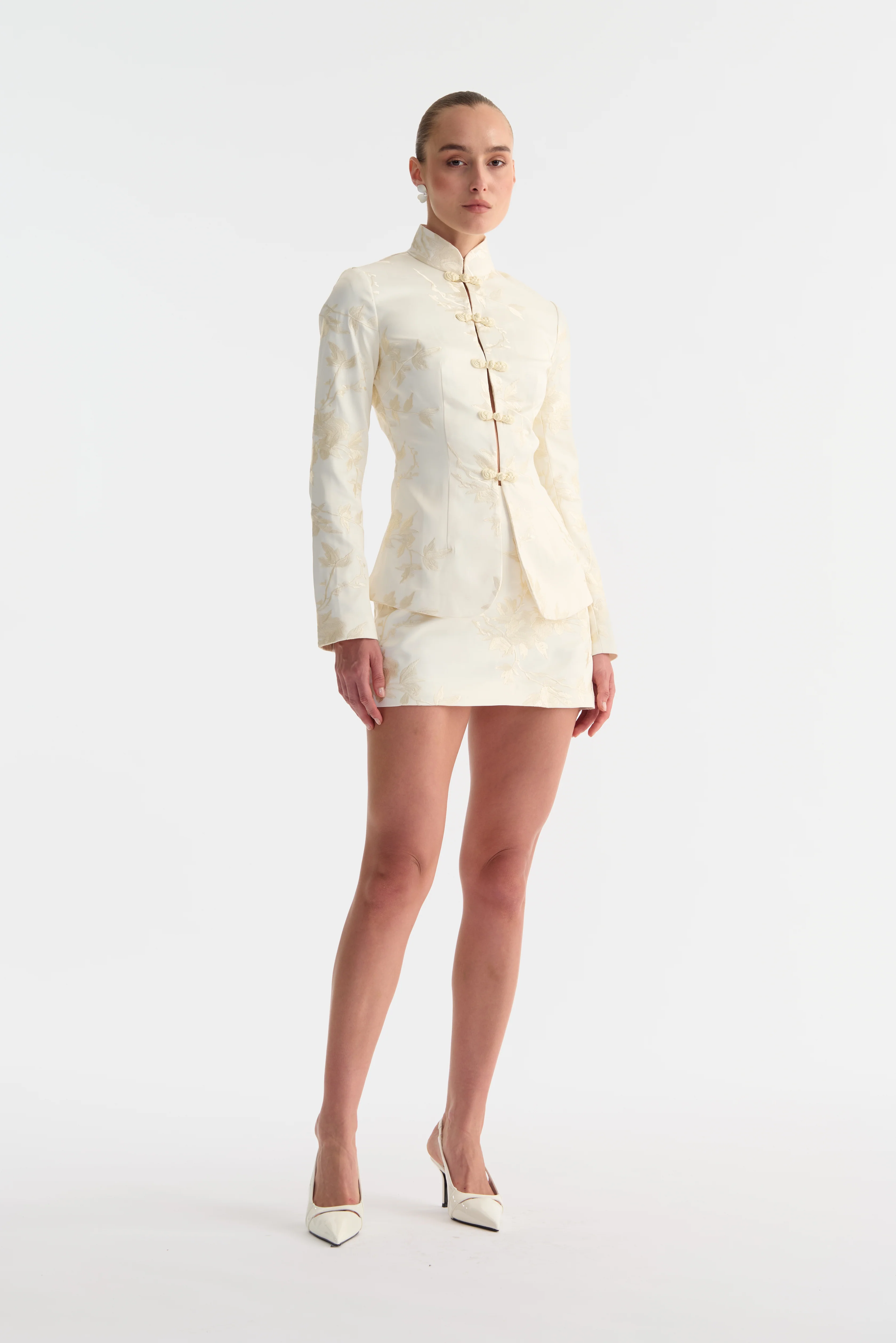 Roan Satin Tang Blazer - Image 3