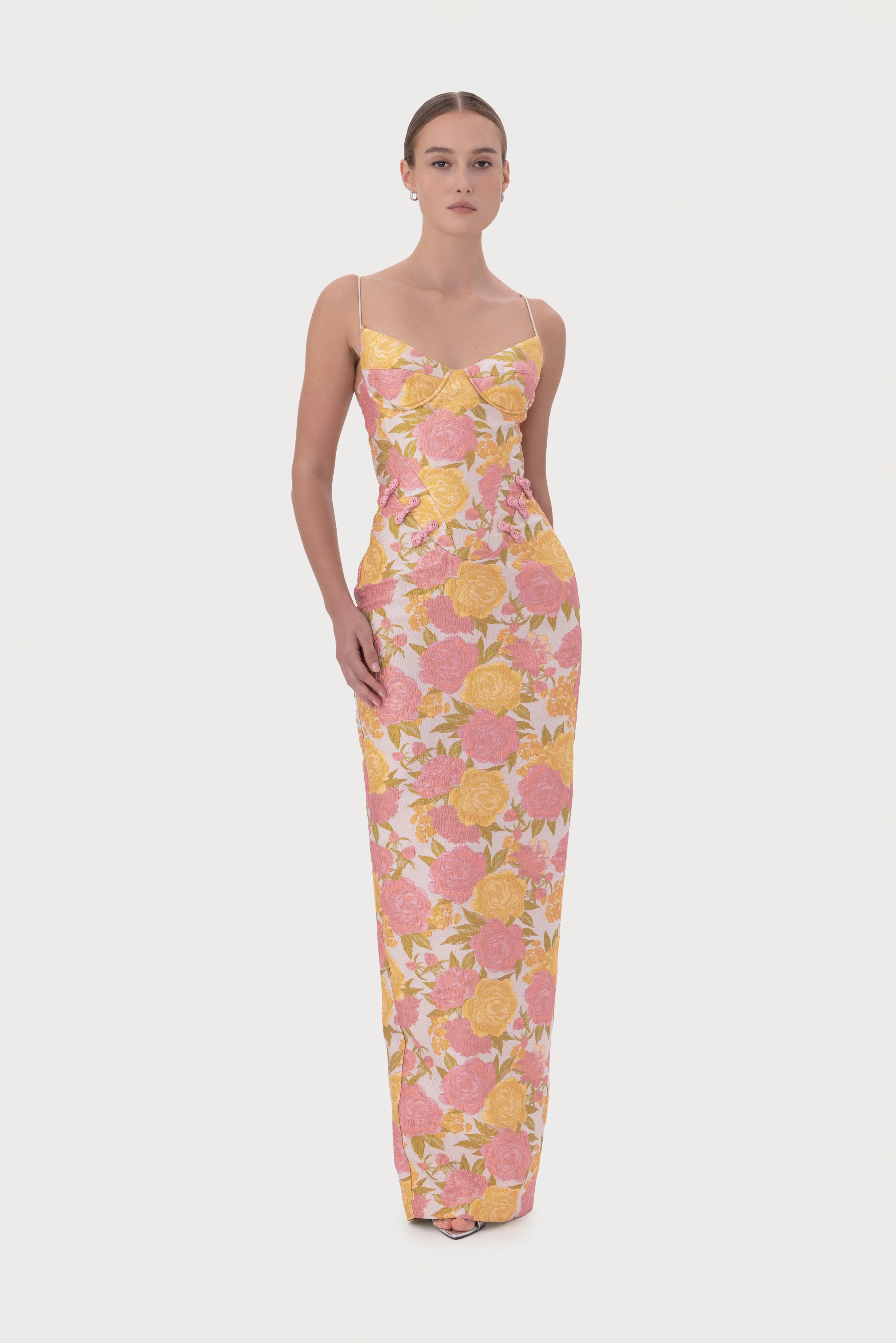Rosella Jacquard Gown - Image 5