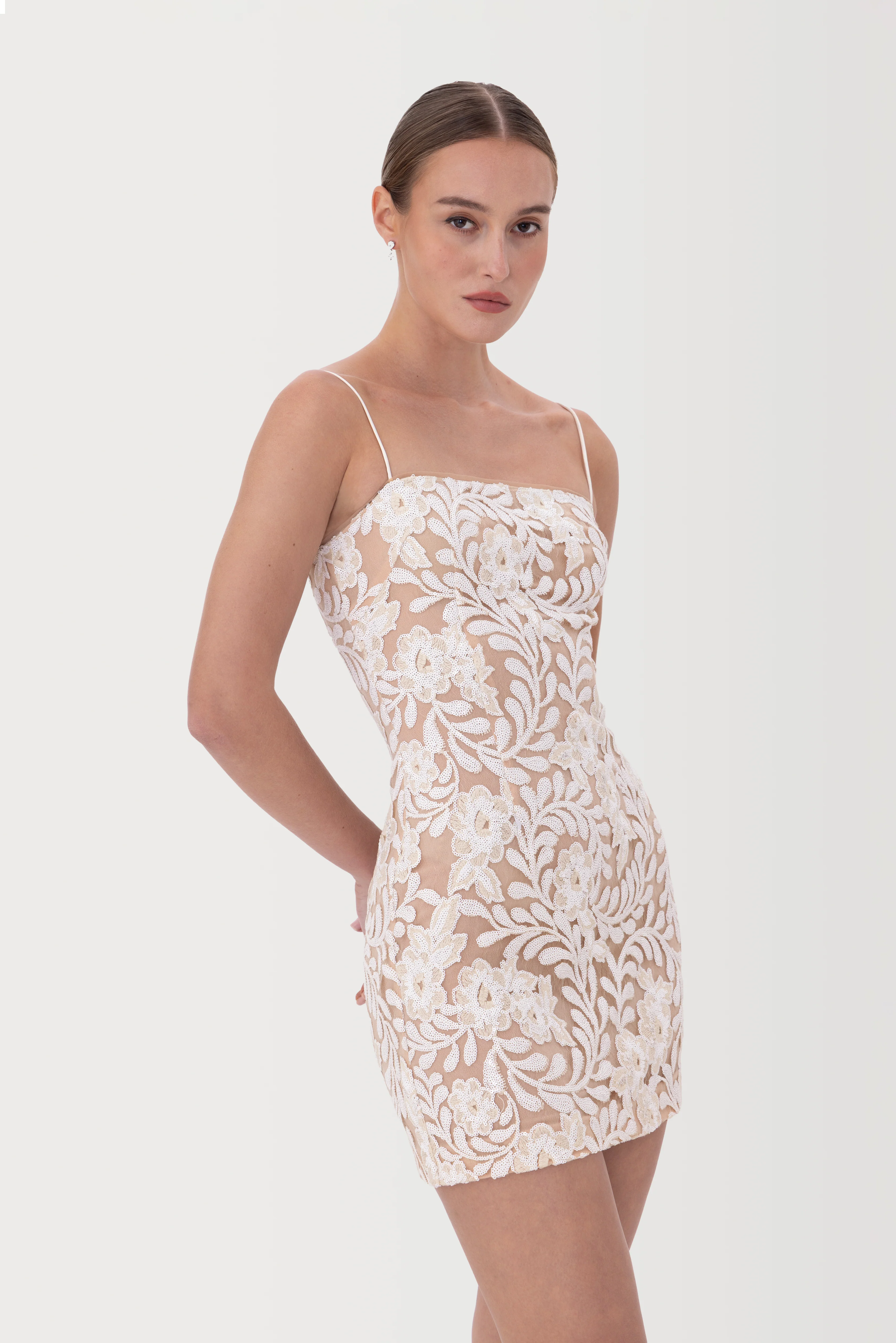 Sara Lace Mini Dress - Image 2