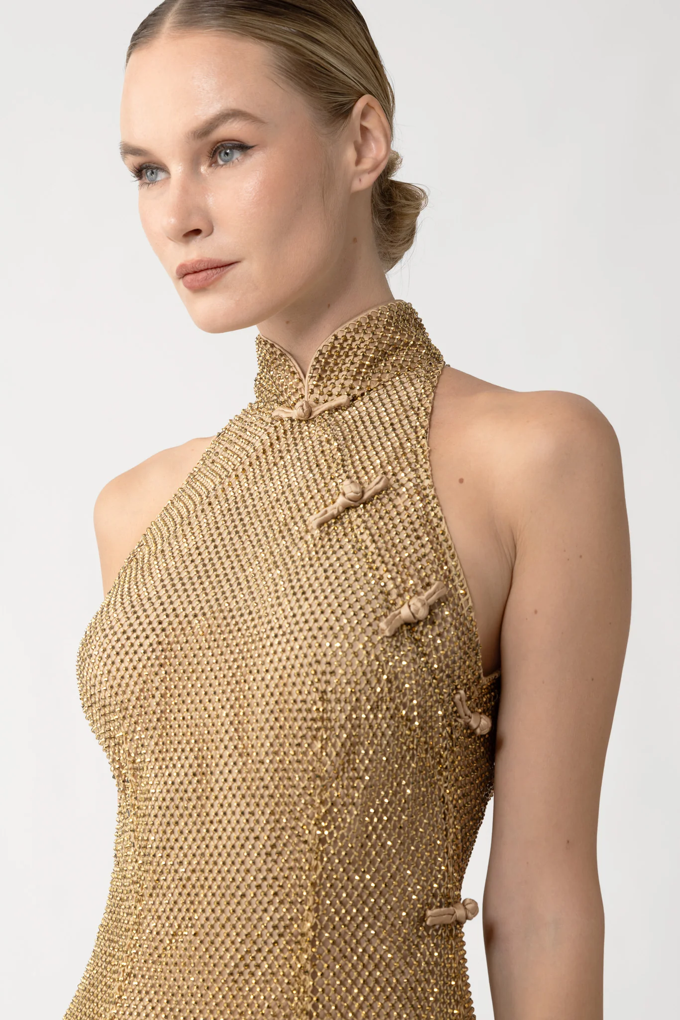 Selena Crystal Mini Dress - Image 2