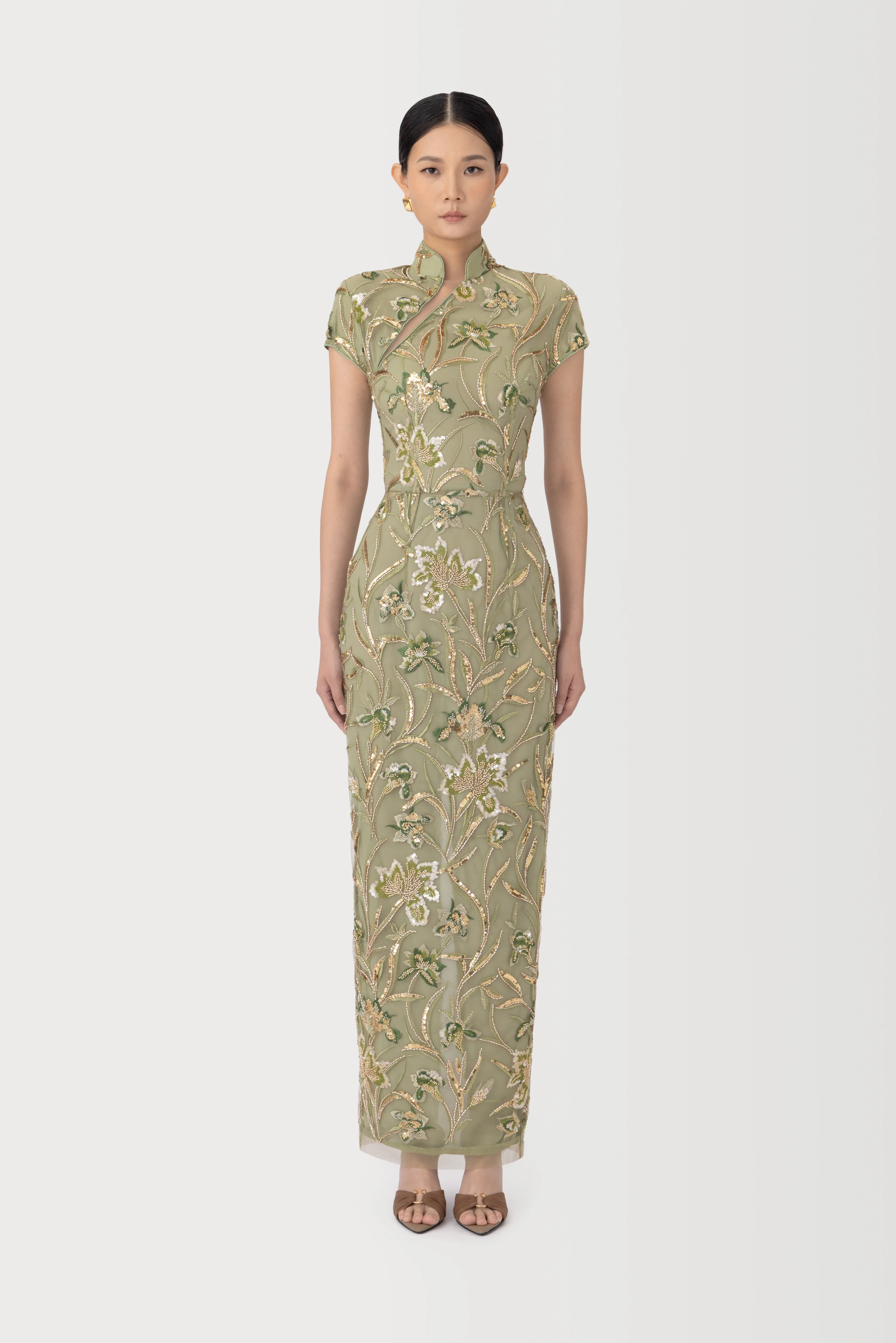 Seraphine Embroidered Dress - Image 3