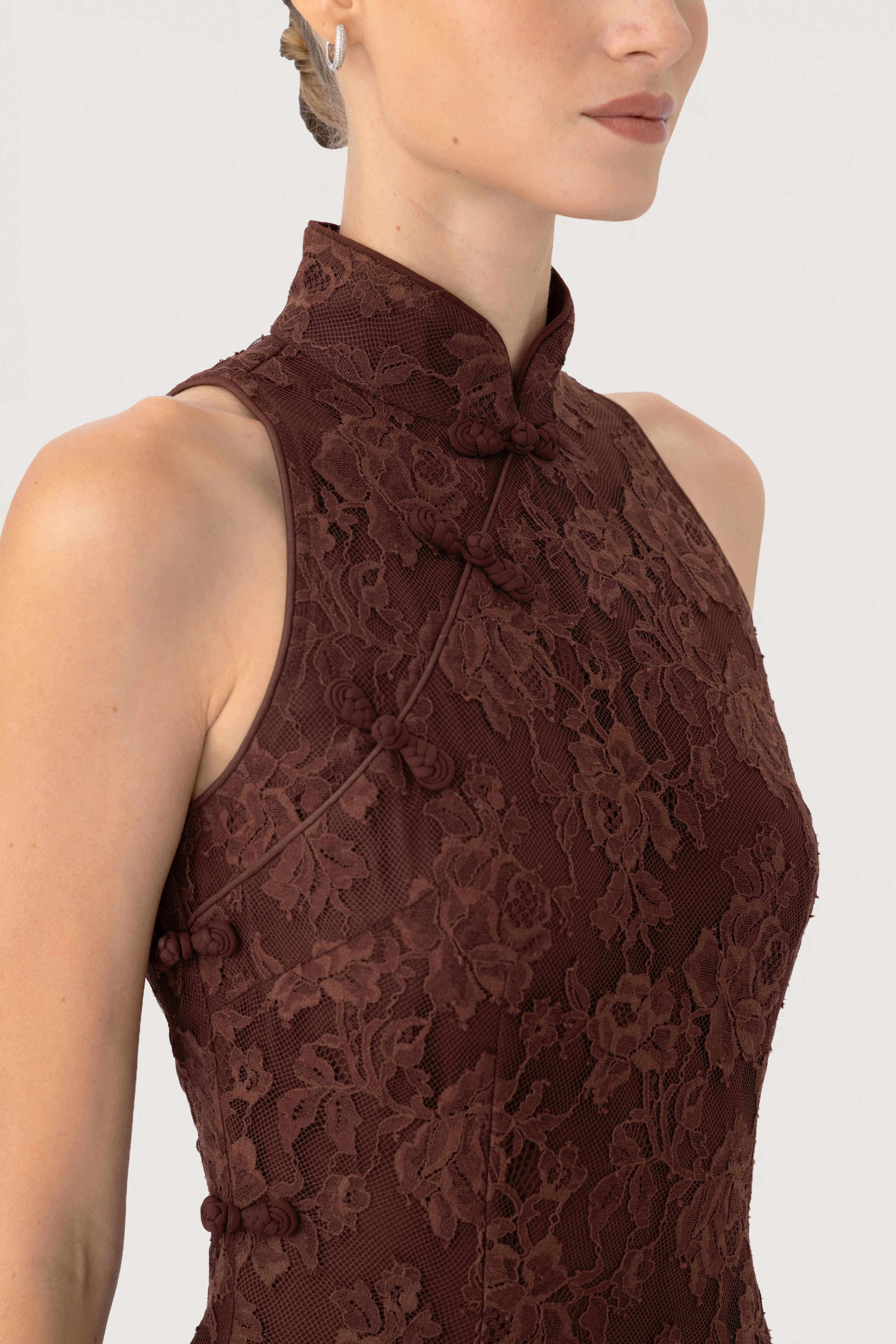 Silba Lace Mini Dress - Image 4