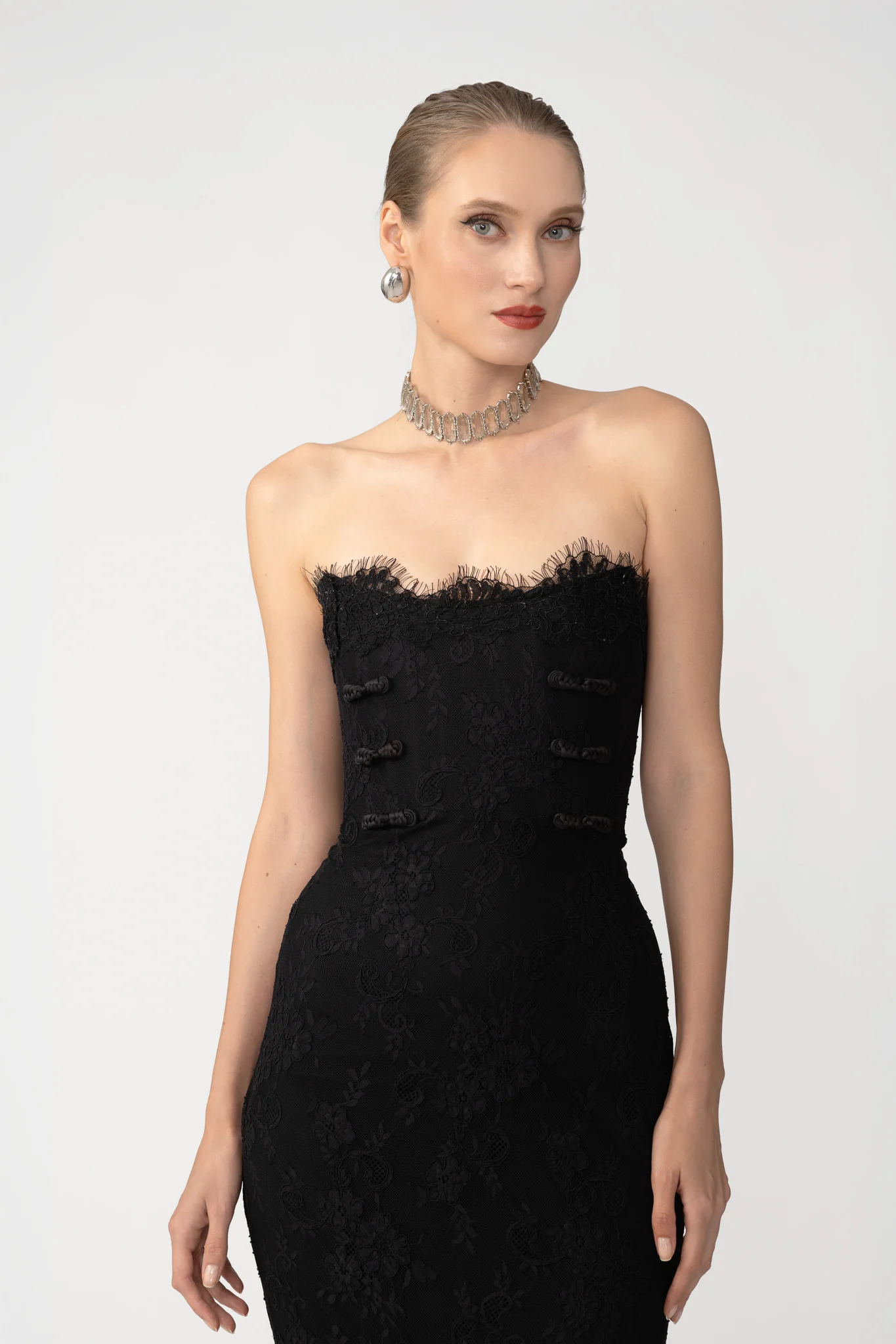 Sofina Lace Midi Dress - Image 3