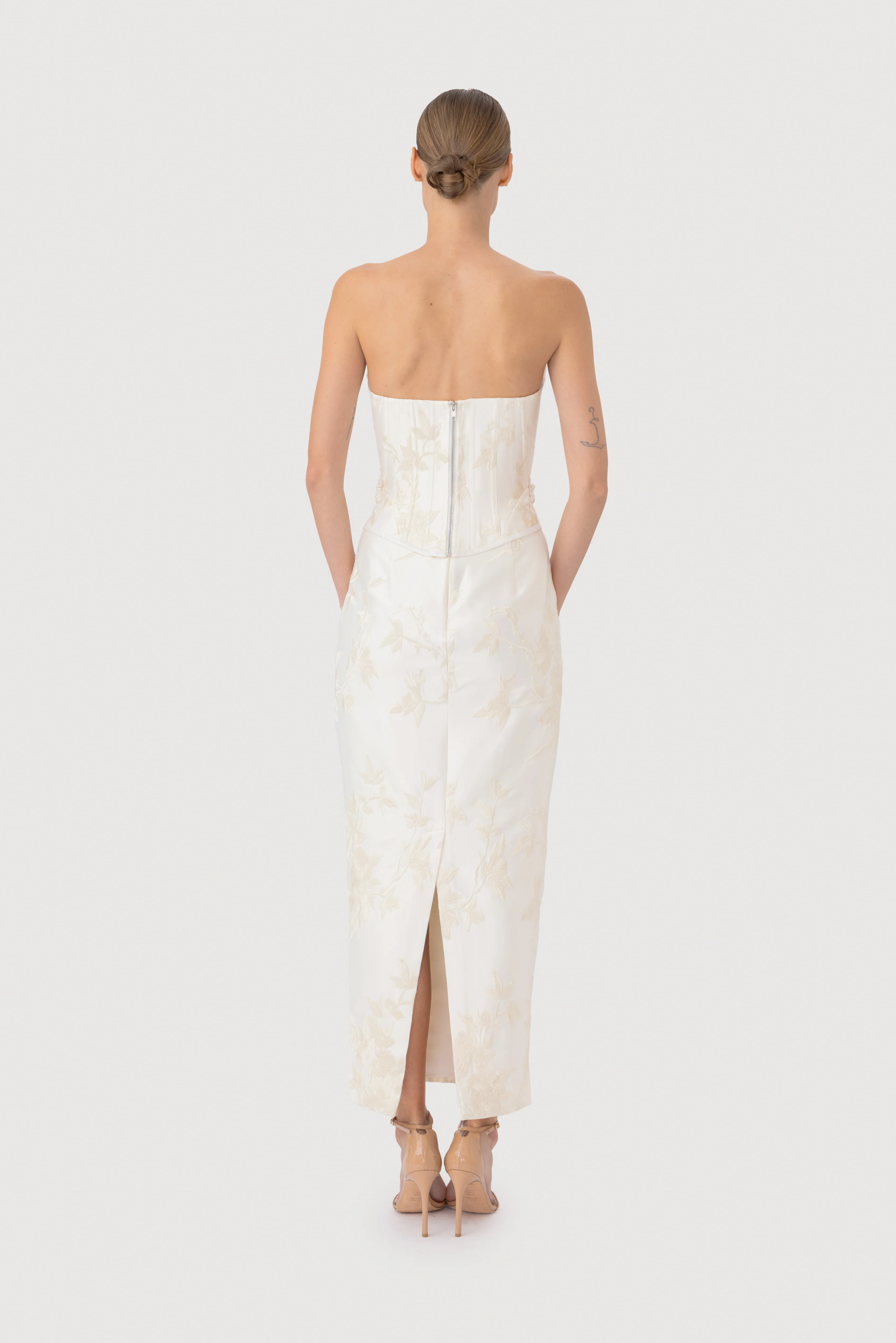 Sutton Embroidered Corset Top - Image 5