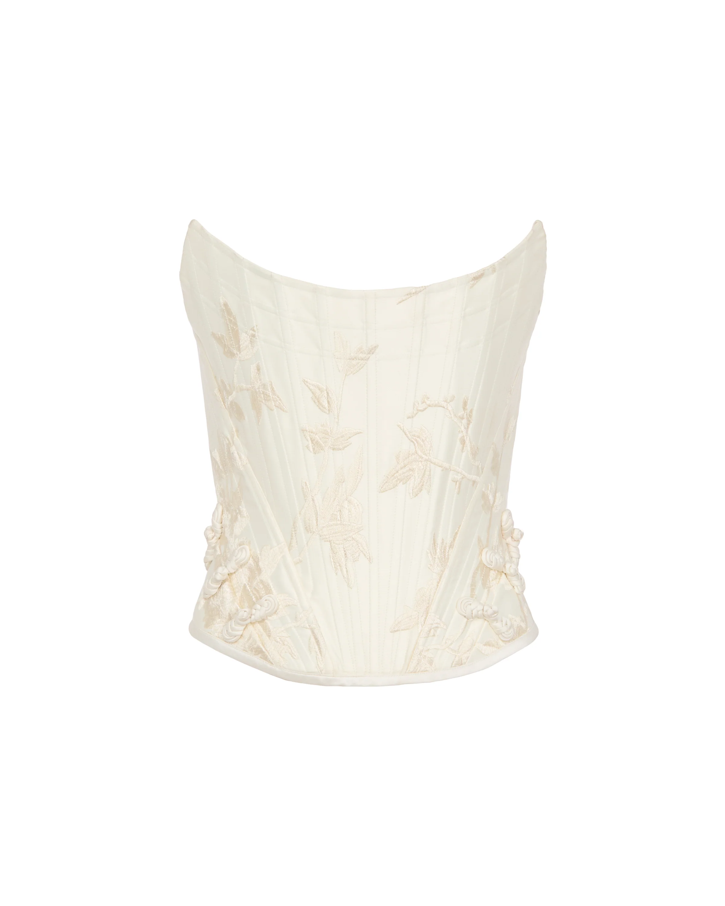 Sutton Embroidered Corset Top - Image 7