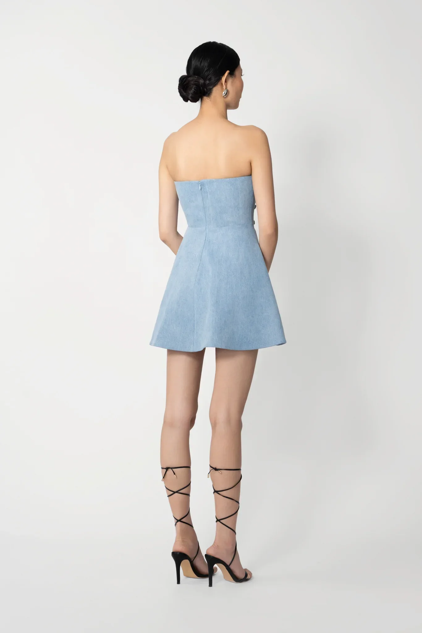 Tai Denim Mini Dress - Image 5