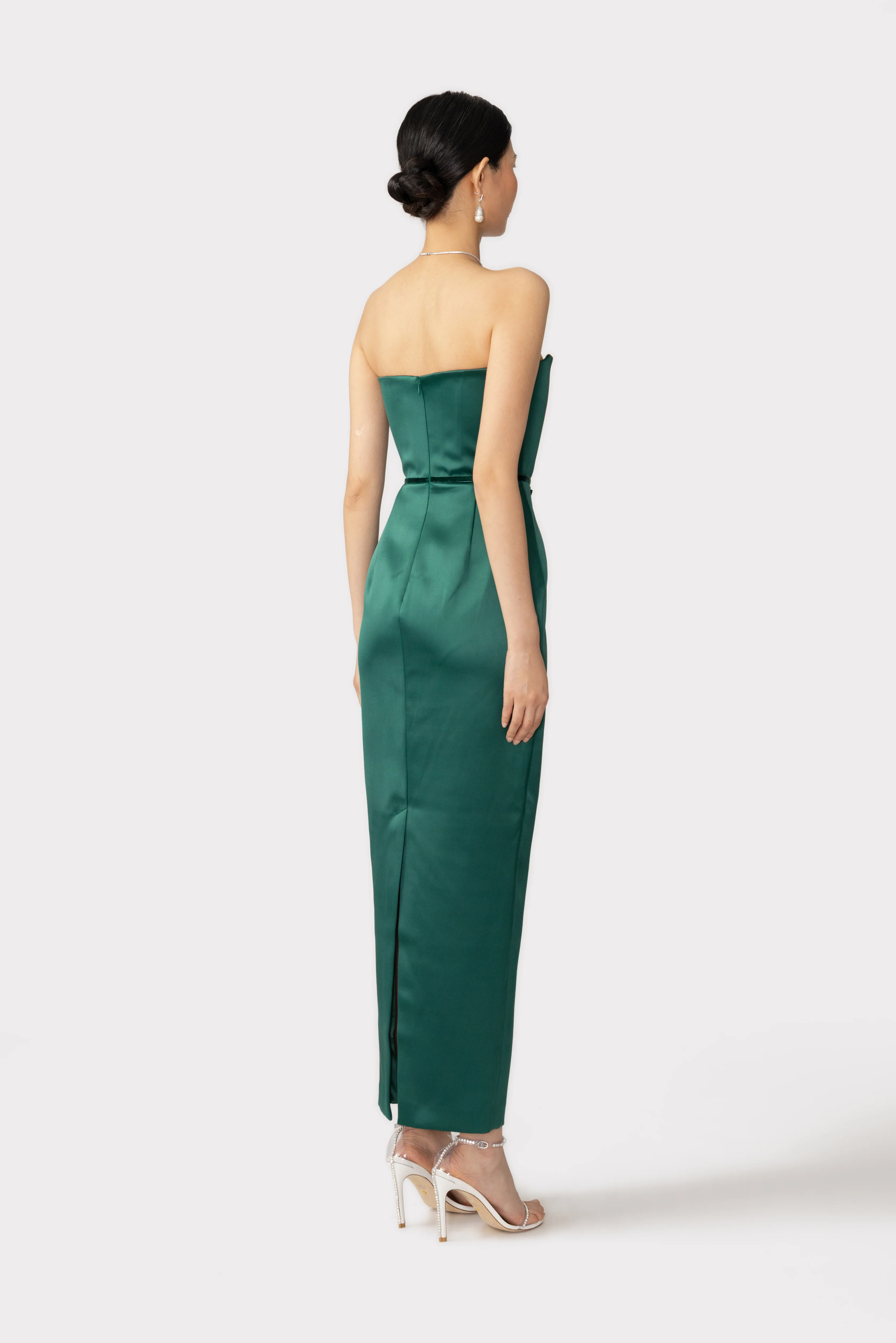 Taylor Satin Dress - Image 3