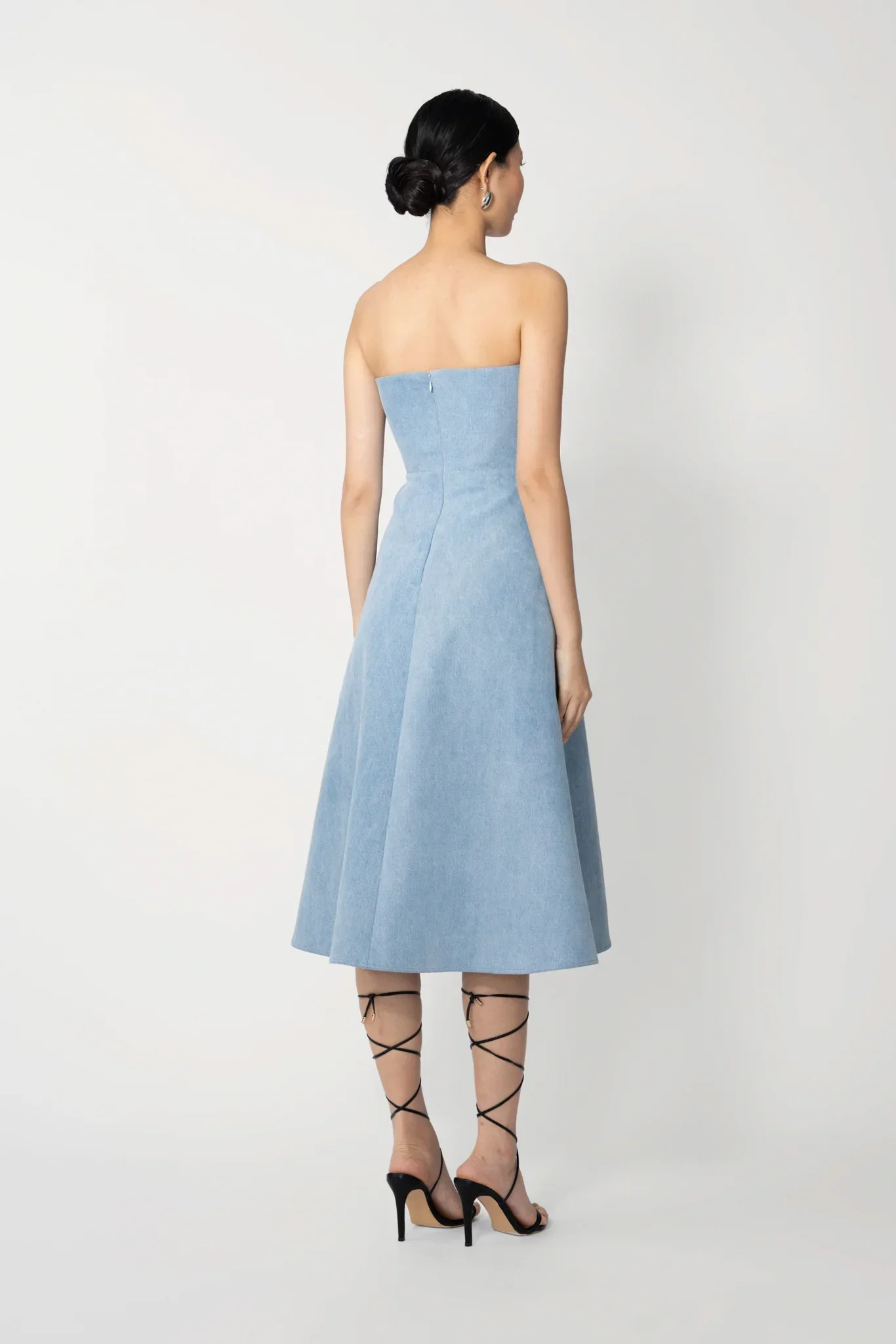 Twyla Denim Midi Dress - Image 5