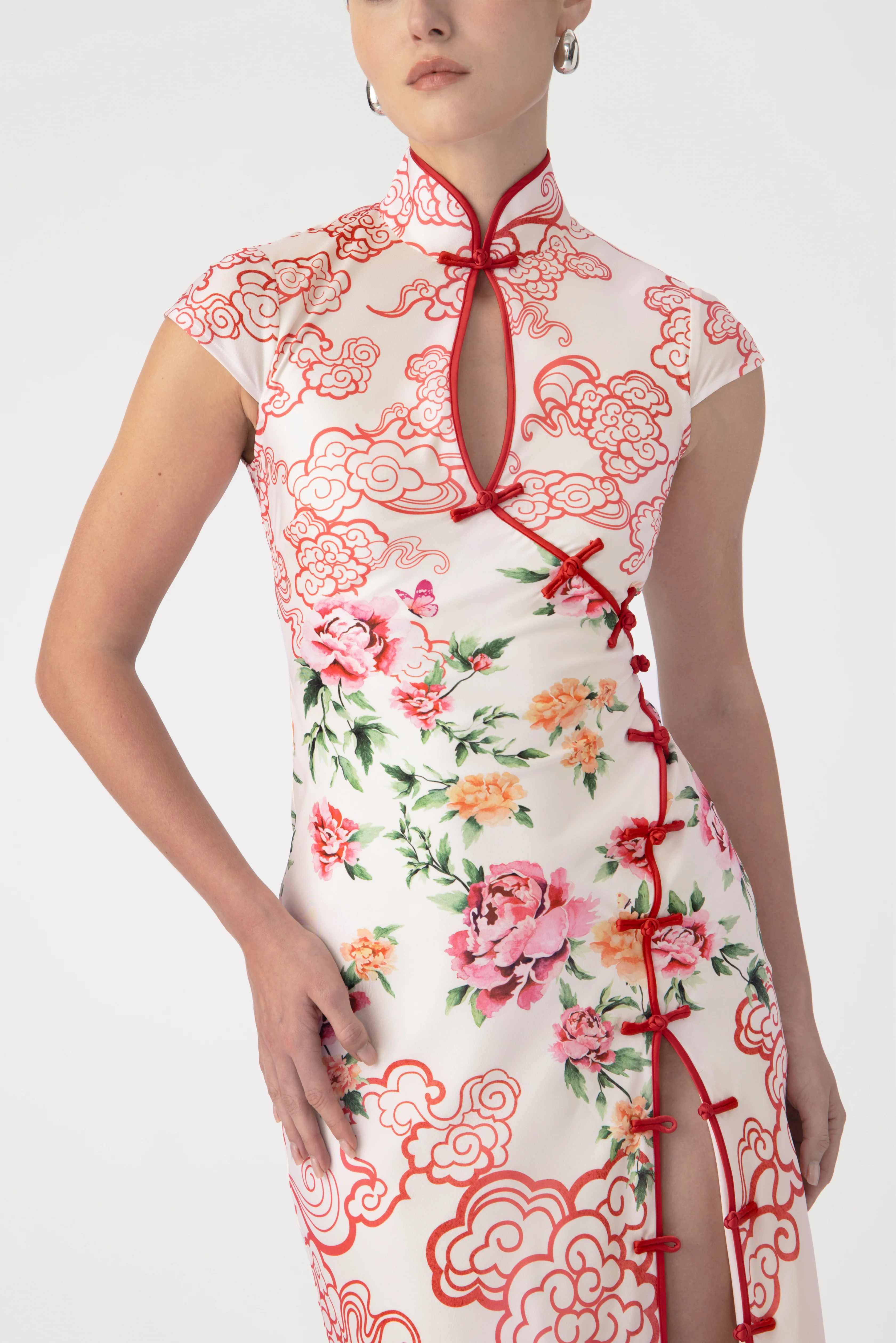 Vanessa Satin Dress - Image 3