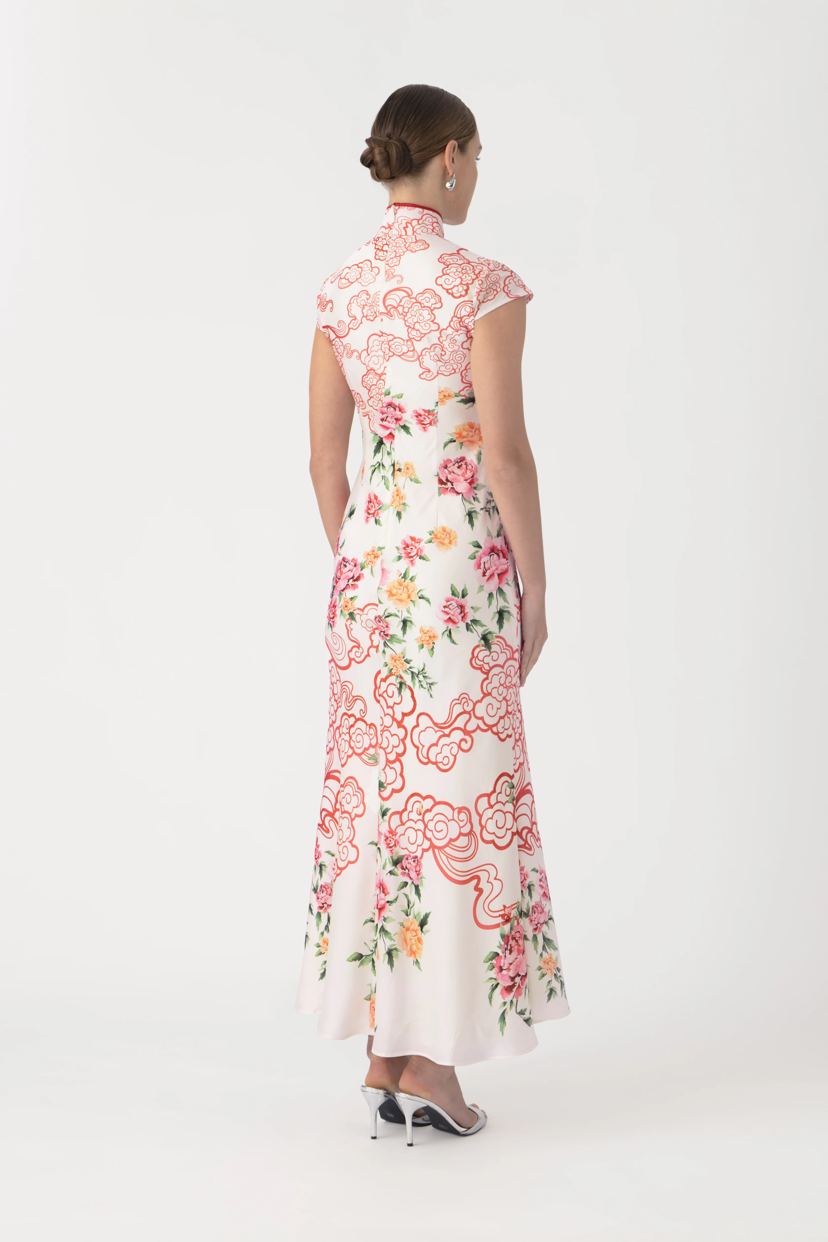 Vanessa Satin Dress - Image 4