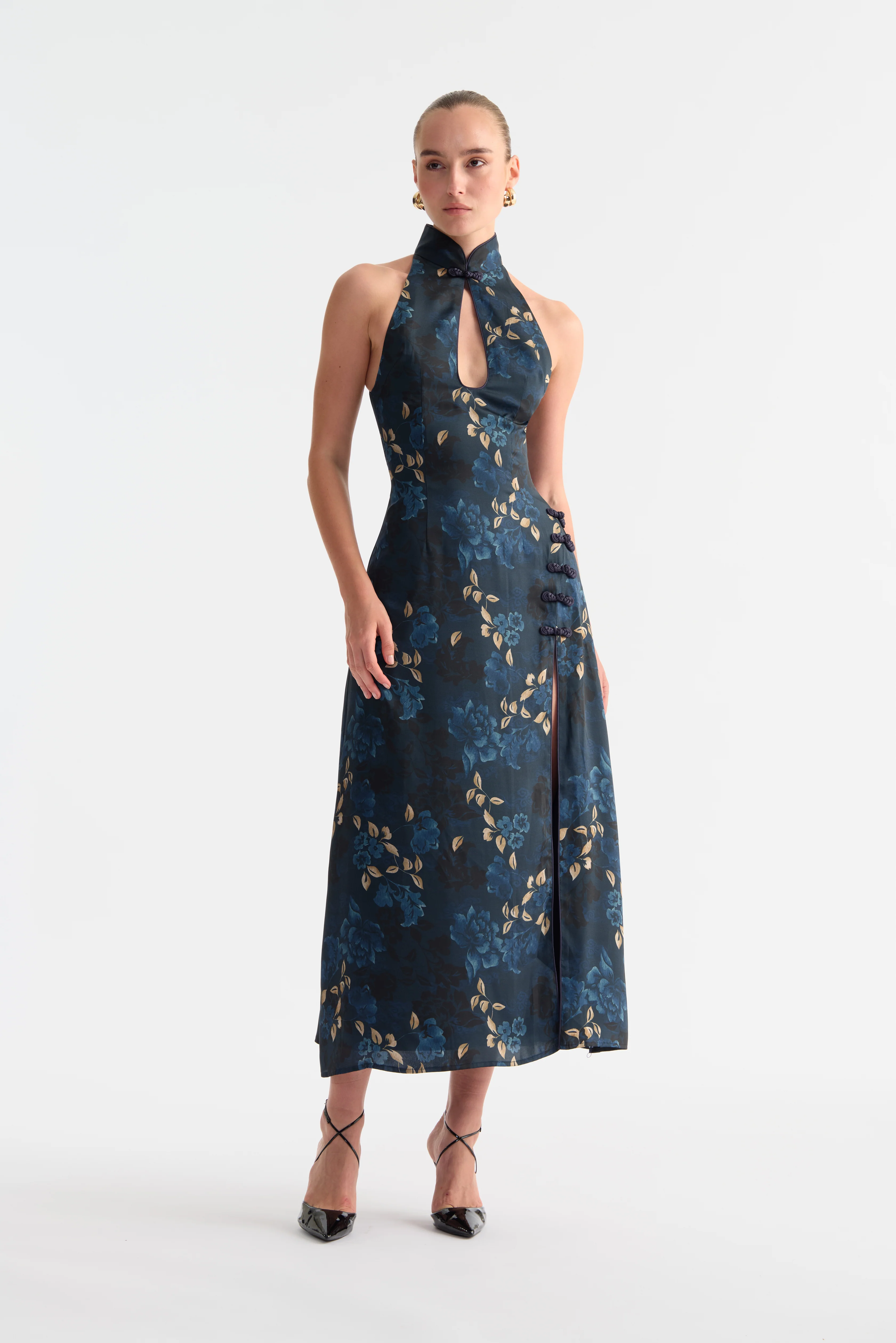 Victoria Satin Dress - Image 2
