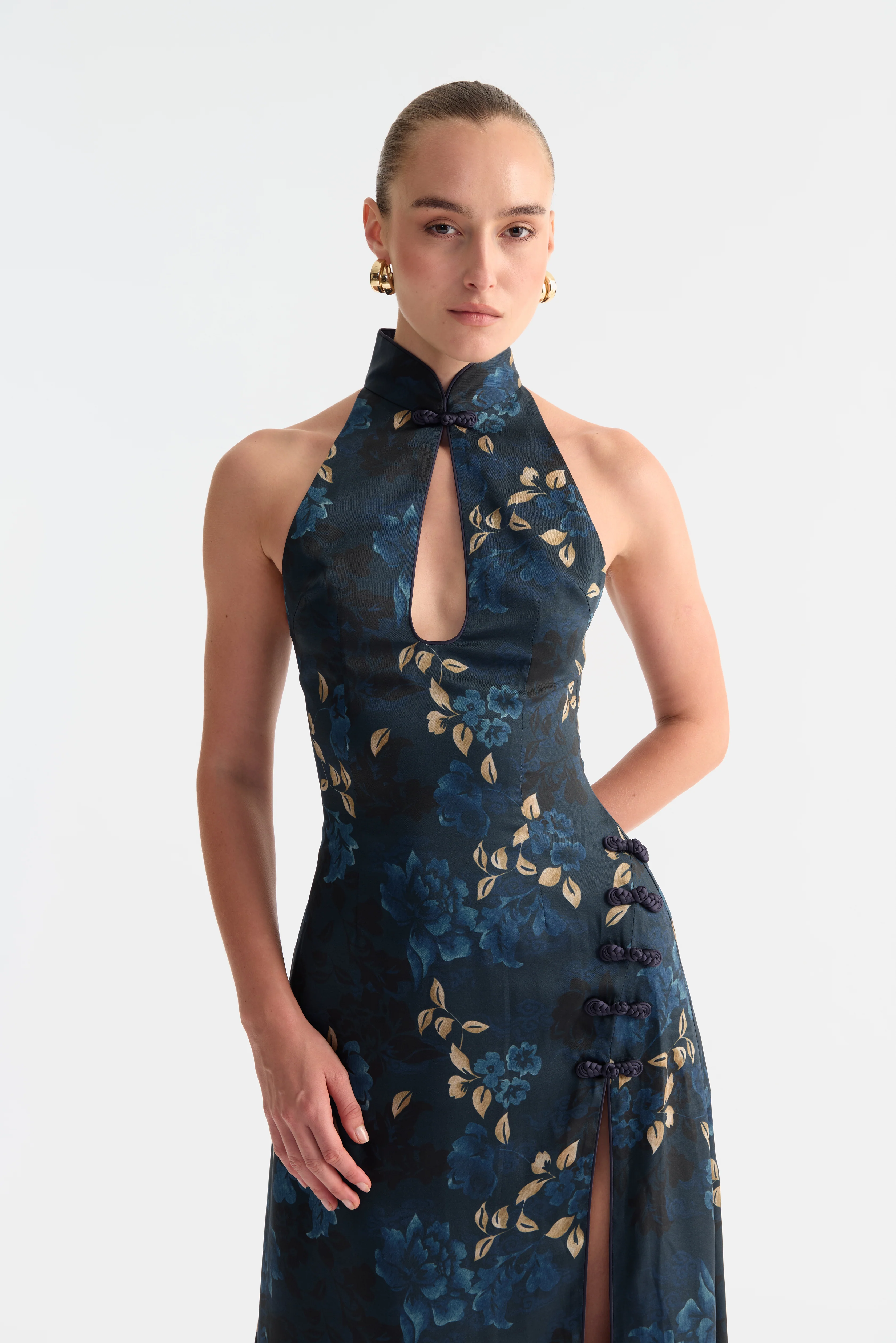 Victoria Satin Dress - Image 4
