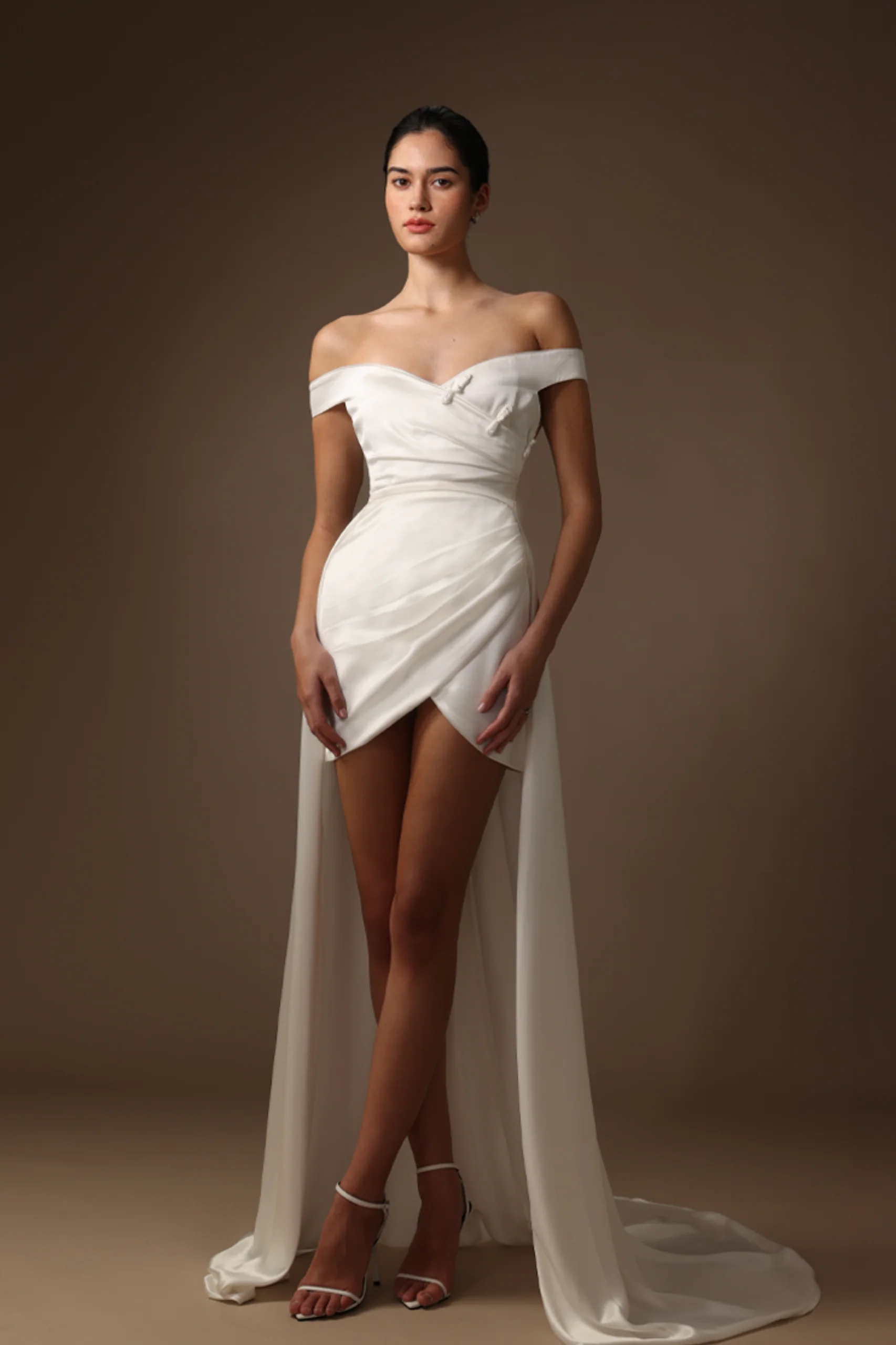 Vittoria Satin Mini Dress