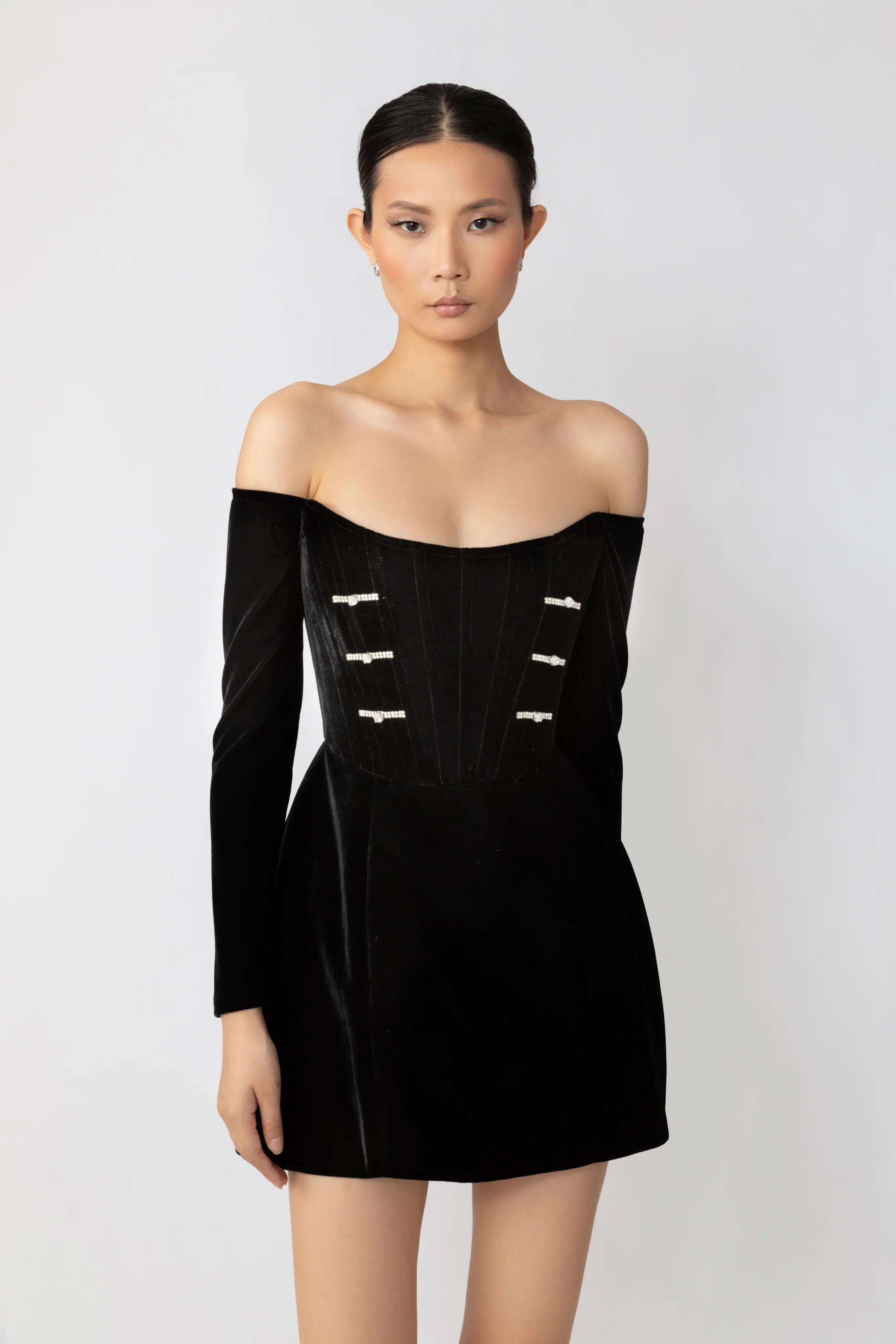 Viv Velvet Dress - Image 4